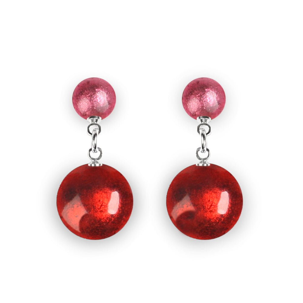 Trifle Cabouchon Combi Dangle Stud Earrings | The Jewellery Stop