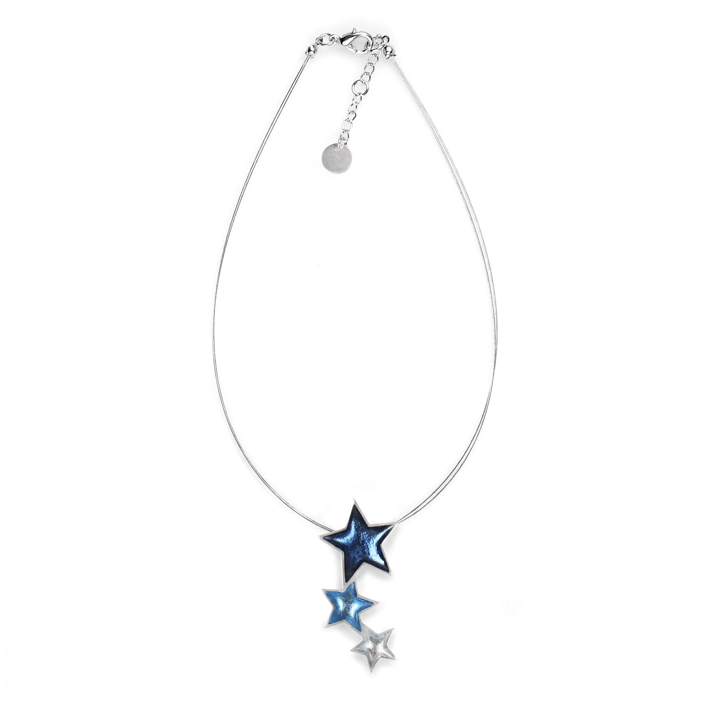 Ice Pewter Star Mix Pendant | The Jewellery Stop