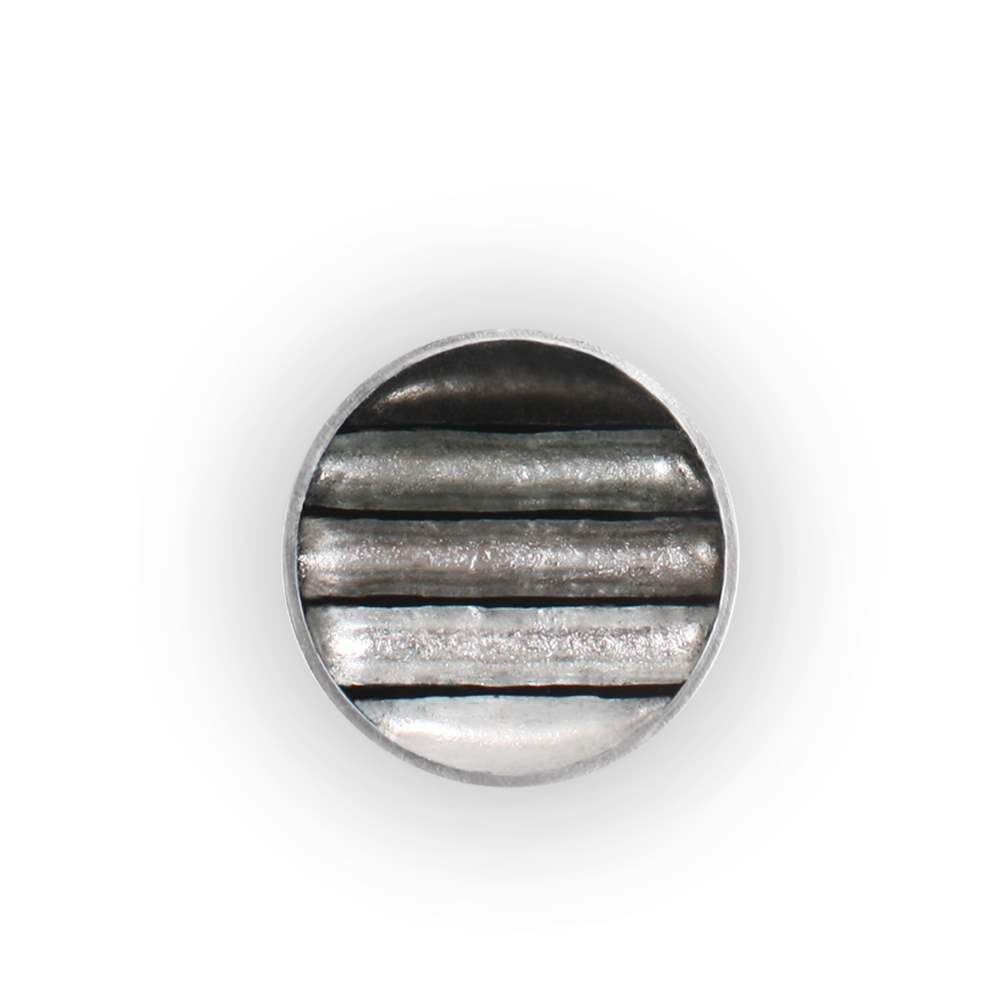 Silhouette Aluminium Stripe Brooch | The Jewellery Stop