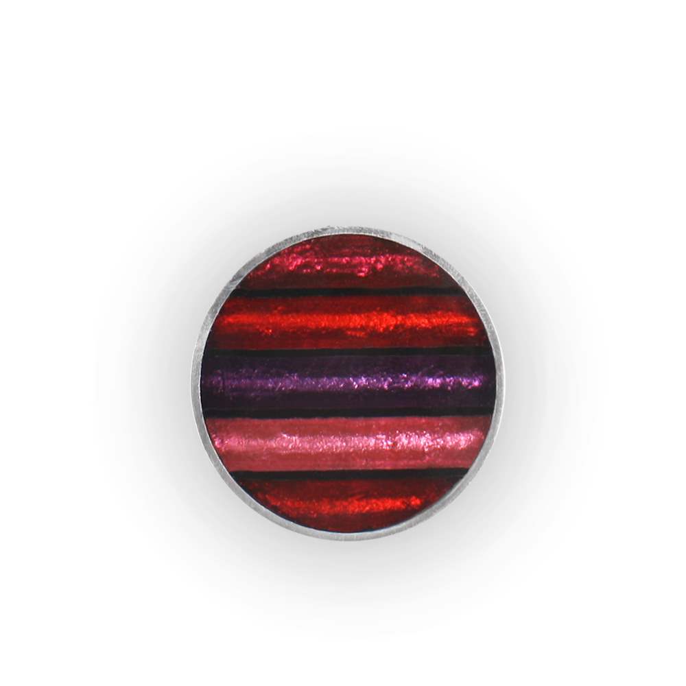 Trifle Aluminium Stripe Brooch | The Jewellery Stop
