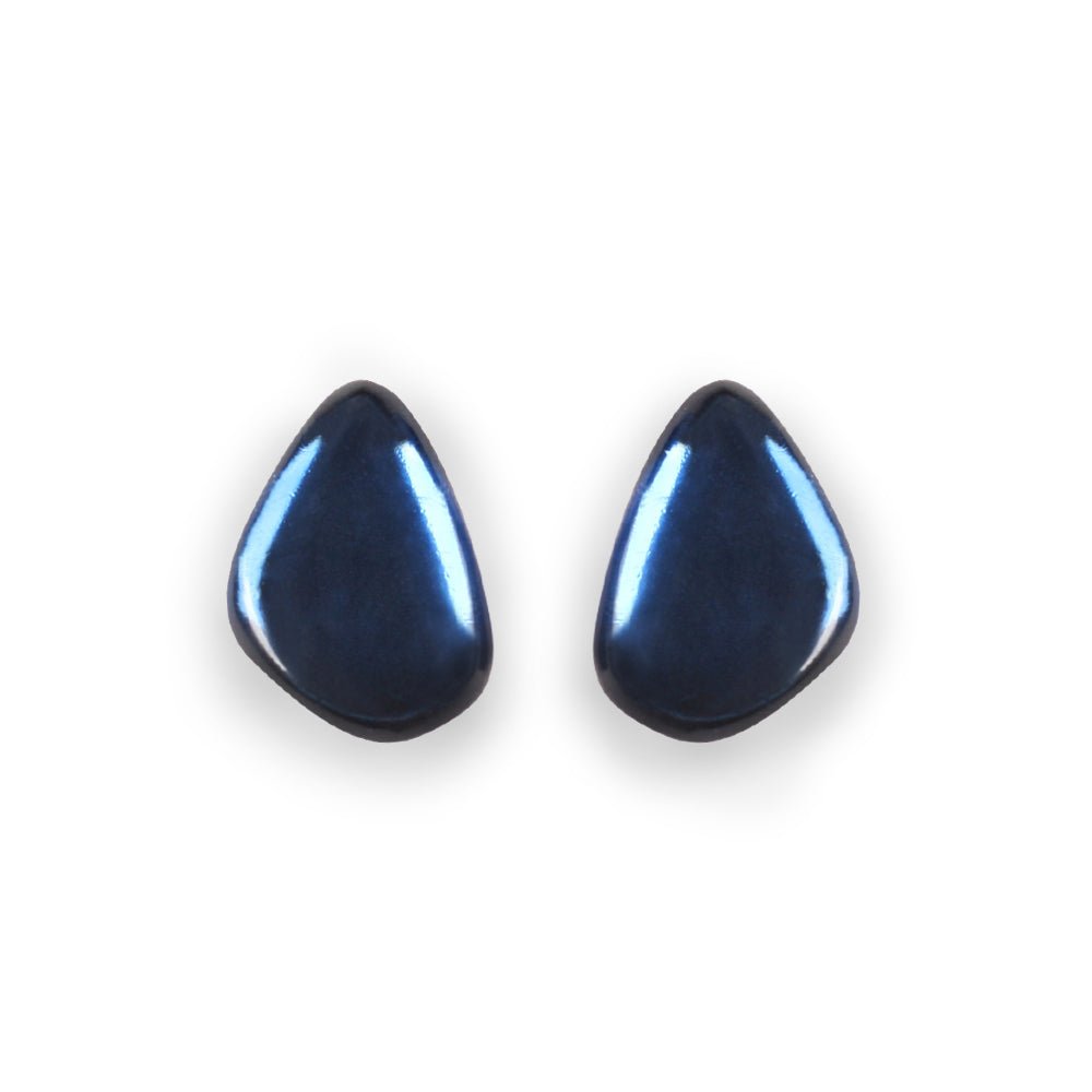 Ice Eclectic Pebble Combi Stud Earrings | The Jewellery Stop