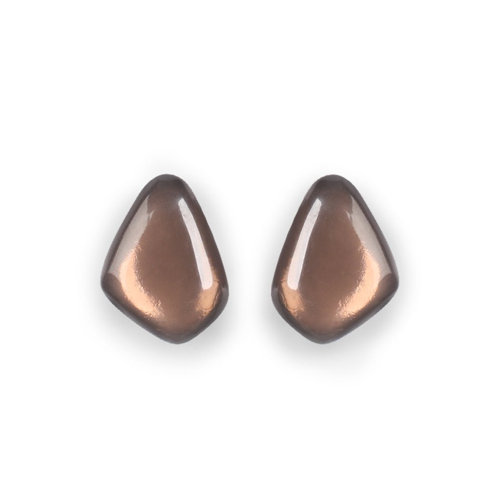 Mink Eclectic Pebble Combi Stud Earrings | The Jewellery Stop