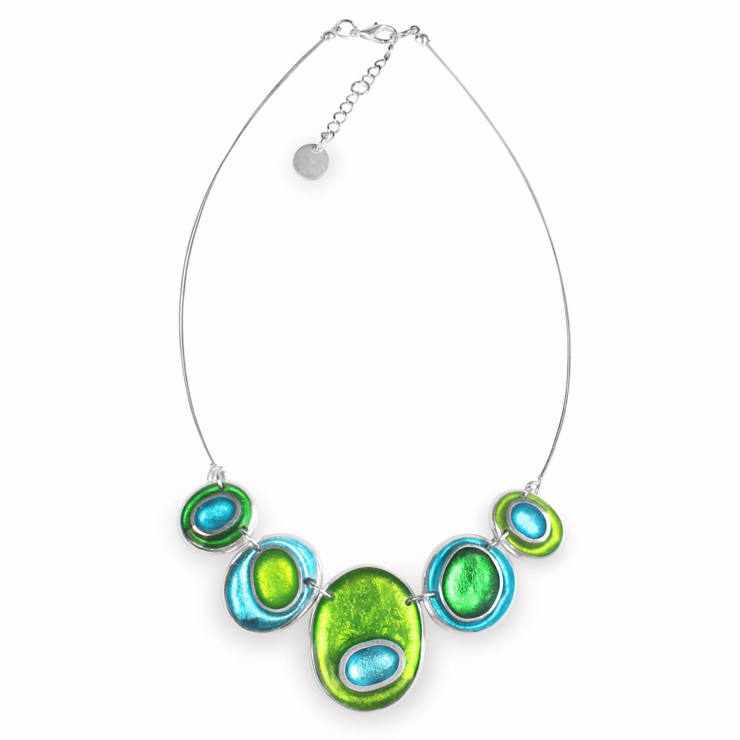 Caribbean Organic Circles Necklace | The Jewellery Stop