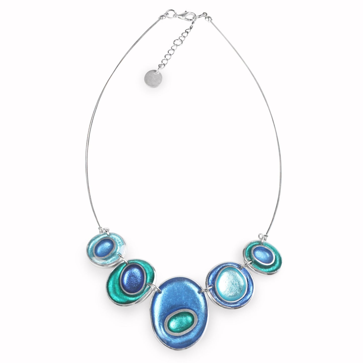 Mediterranean Organic Circles Necklace | The Jewellery Stop