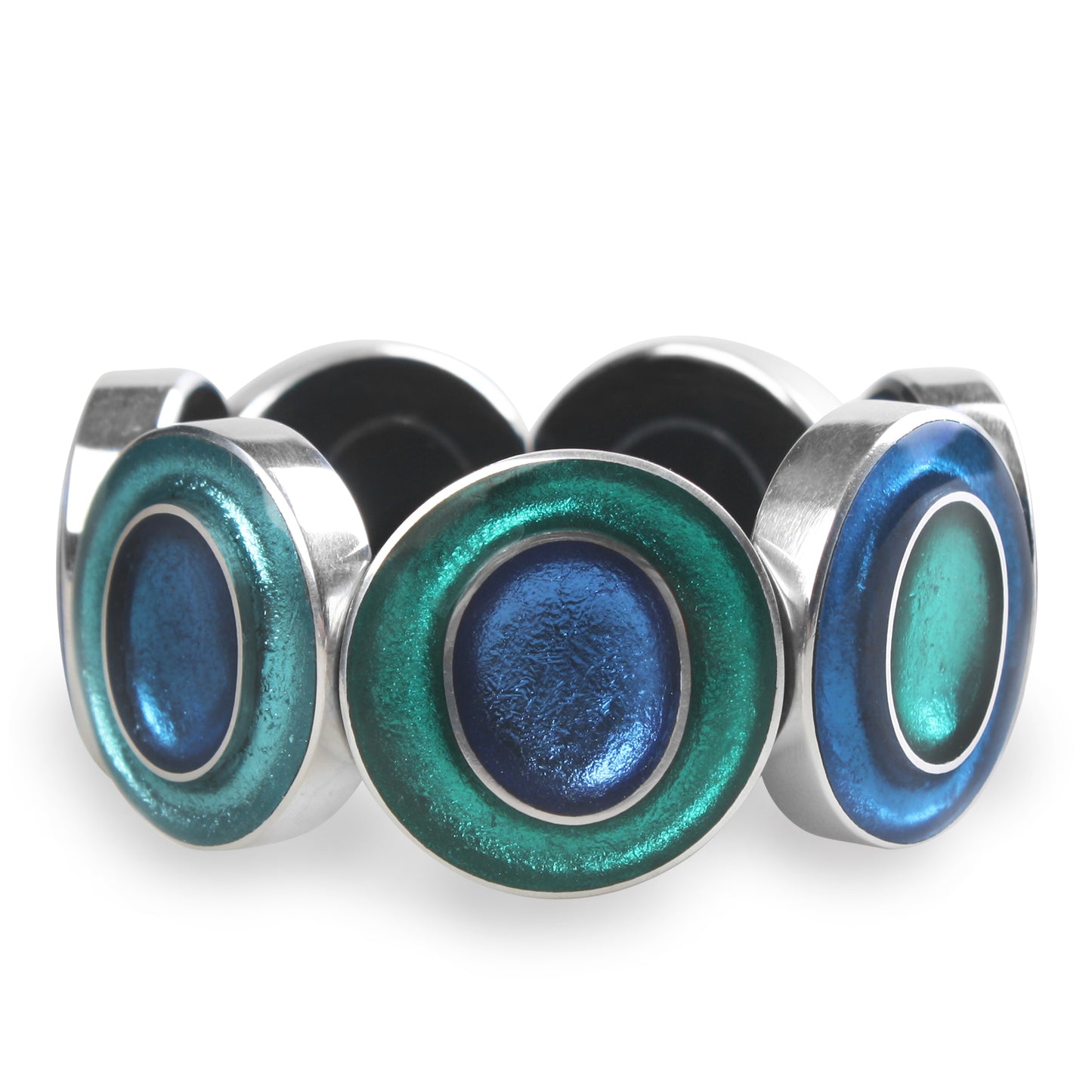 Mediterranean Organic Circles Bangle | The Jewellery Stop