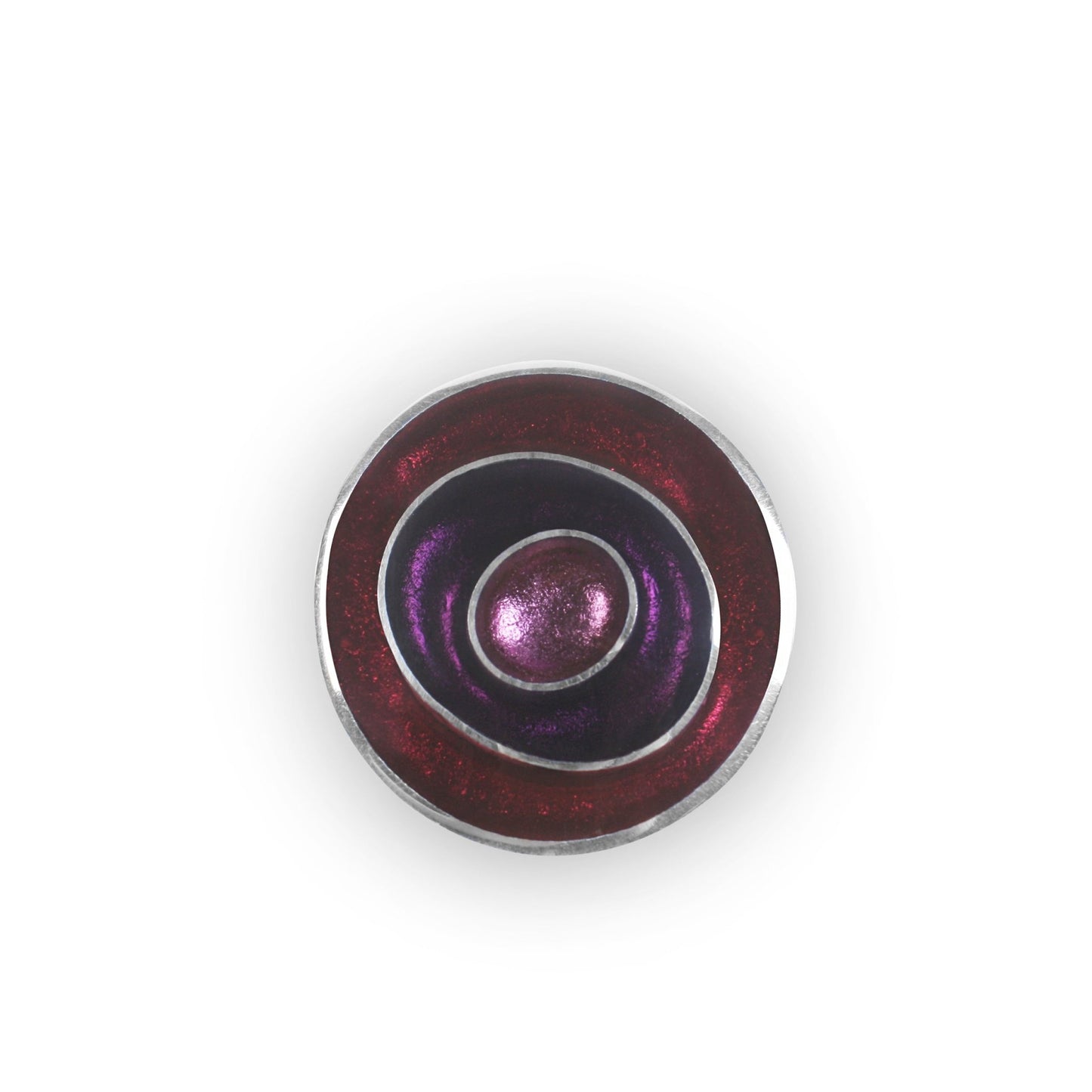 Blackberry Organic Circles Brooch | The Jewellery Stop