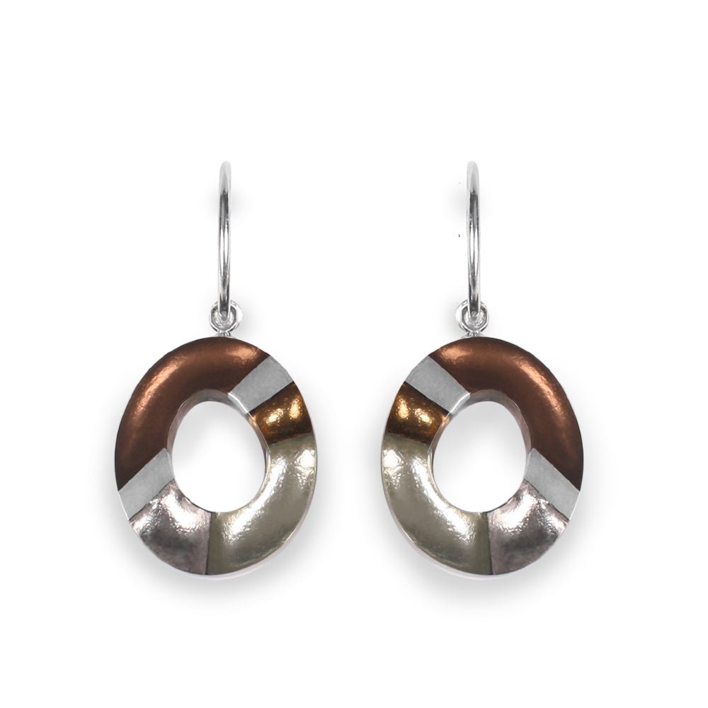 Mink Tribal Circle Creole Earrings | The Jewellery Stop