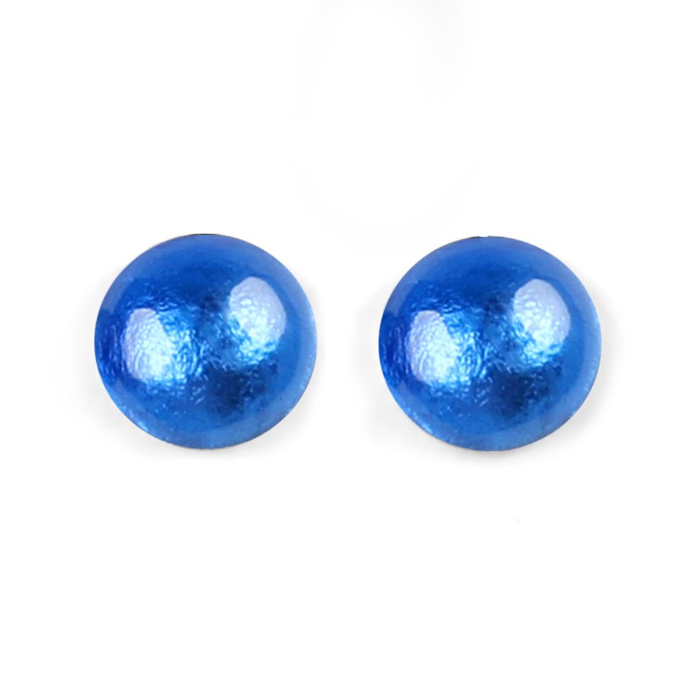Azure Cabouchon Combi Large Stud Earrings | The Jewellery Stop