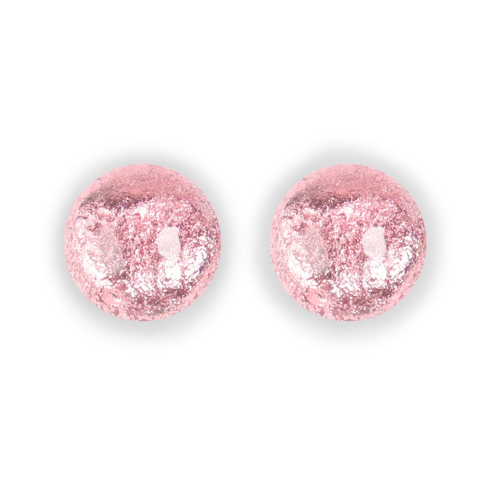 Blush Cabouchon Combi Large Stud Earrings | The Jewellery Stop