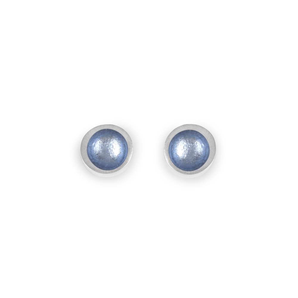 Ice Textured Stack Round Stud Earrings | The Jewellery Stop