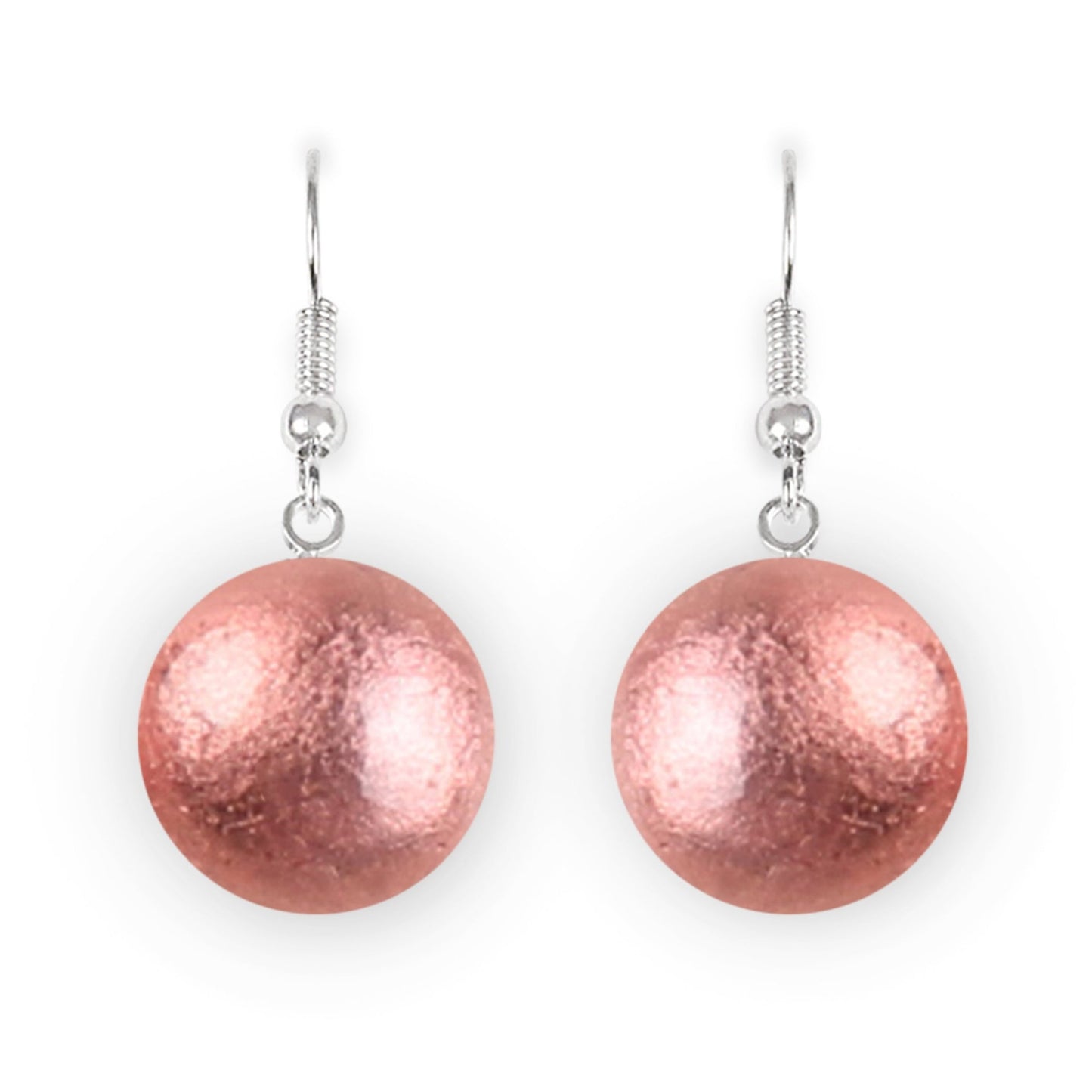 Rose Cabouchon Combi Fish Hook Earrings | The Jewellery Stop