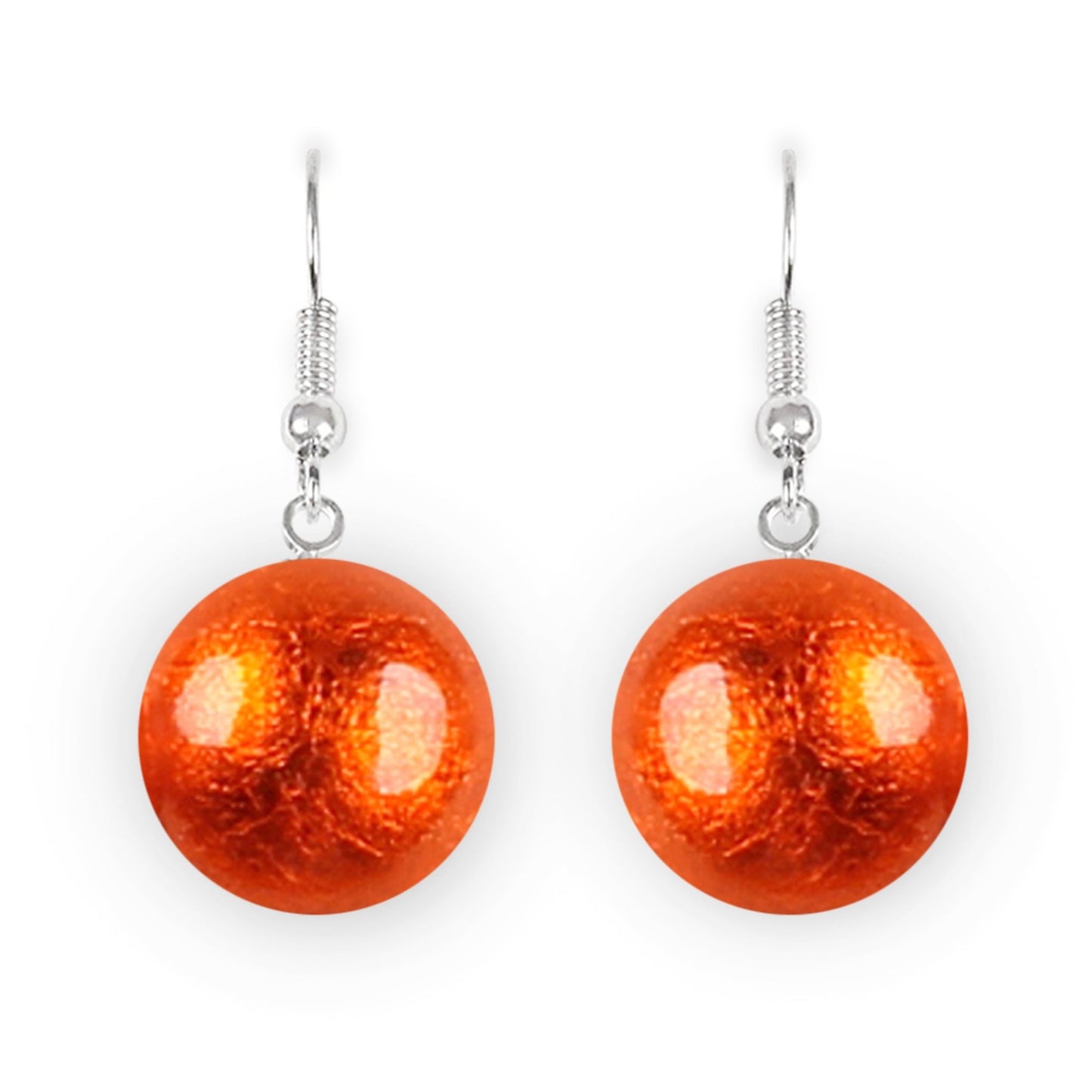 Spice Cabouchon Combi Fish Hook Earrings | The Jewellery Stop