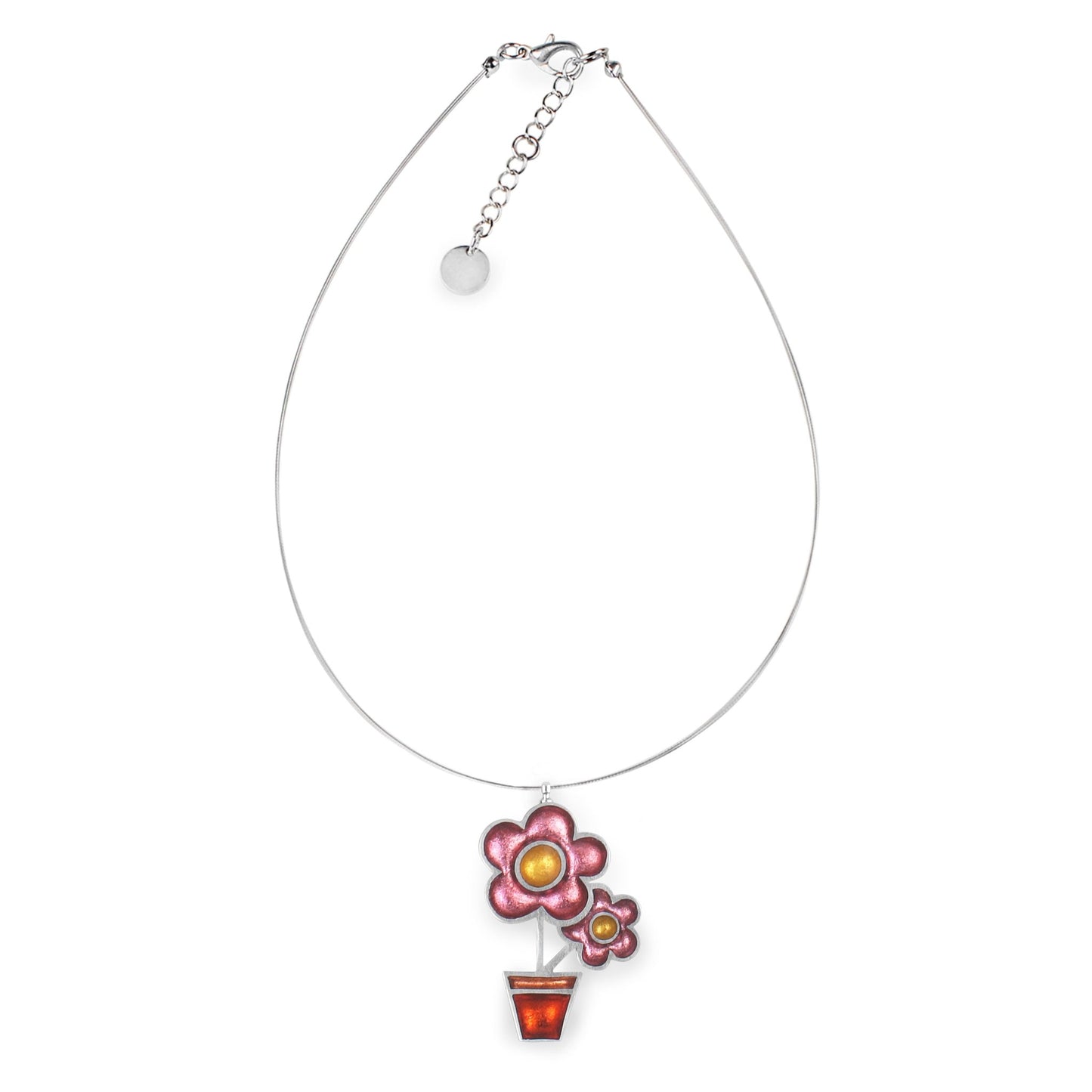 Carnival Flower Pot Pendant | The Jewellery Stop