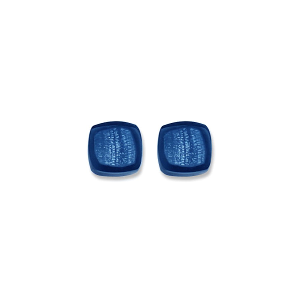 Azure Abstract Squares Stud Earrings | The Jewellery Stop