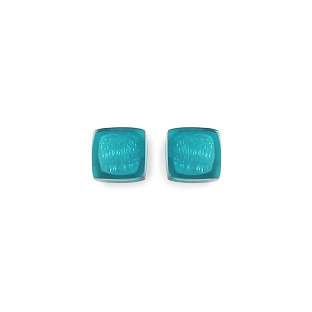 Jade Abstract Squares Stud Earrings | The Jewellery Stop