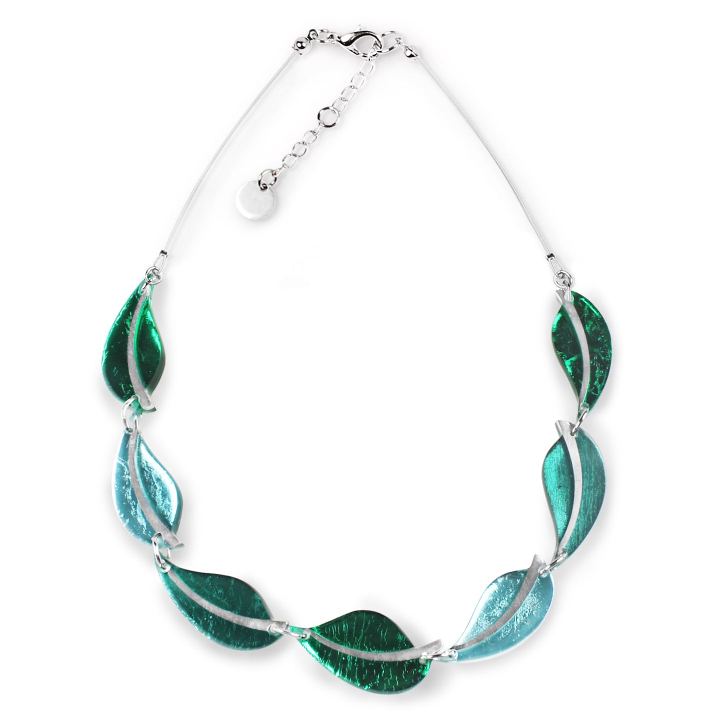 Emerald Leaf Necklace | The Jewellery Stop