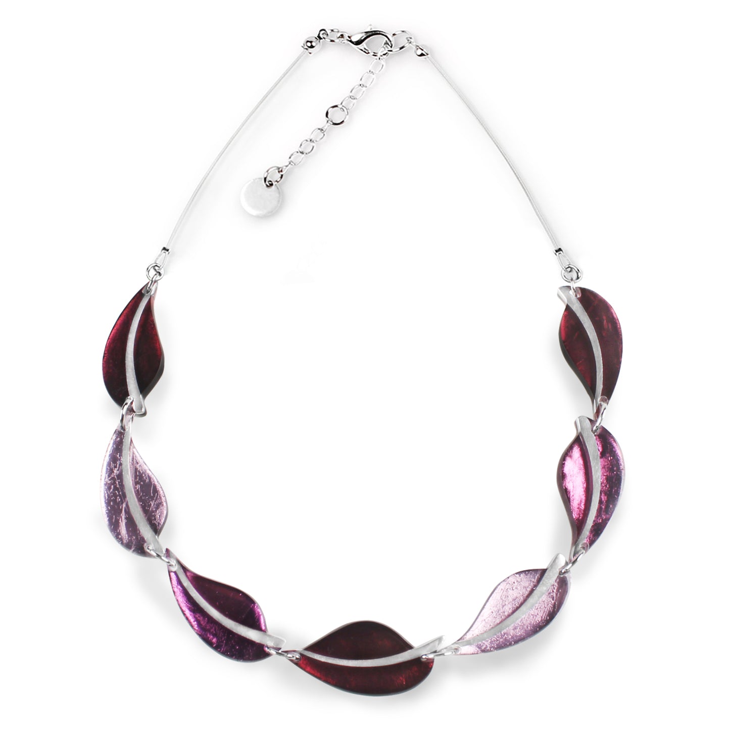 Plum Leaf Necklace | The Jewellery Stop