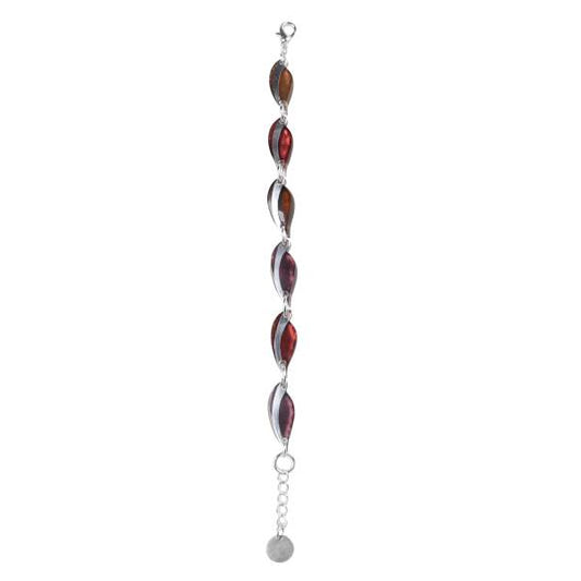 Claret Leaf Bracelet | The Jewellery Stop