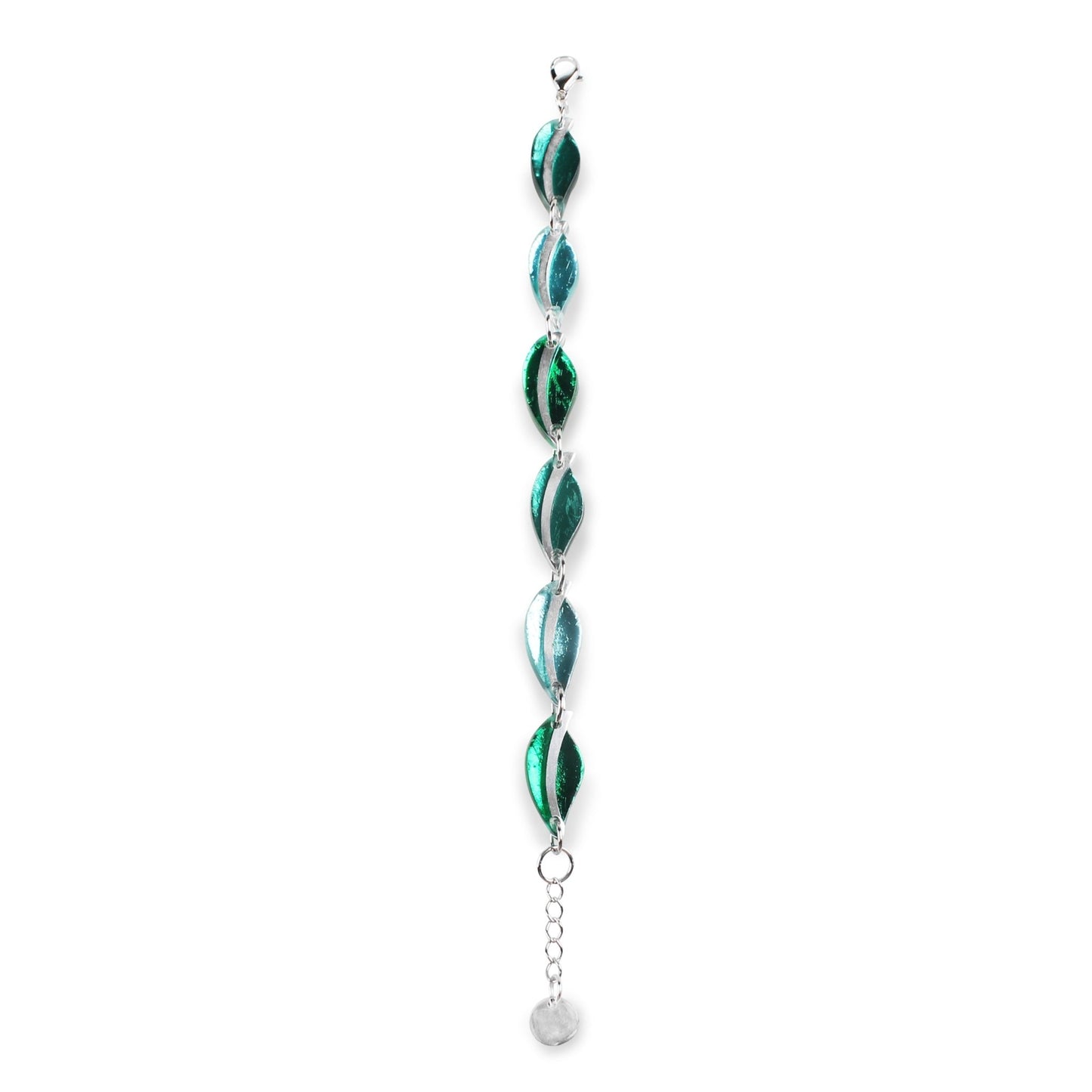 Emerald Leaf Bracelet | The Jewellery Stop