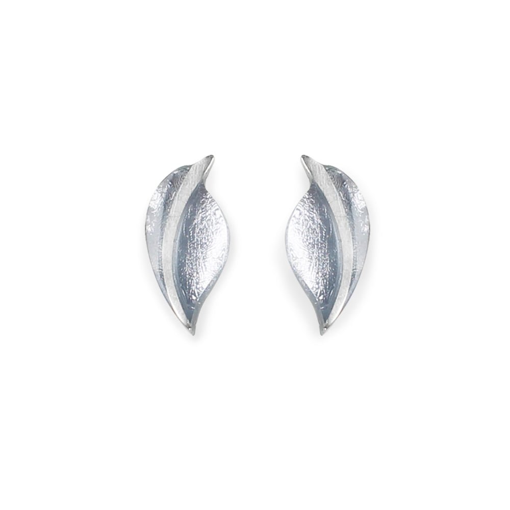 Glacier Leaf Stud Earrings | The Jewellery Stop