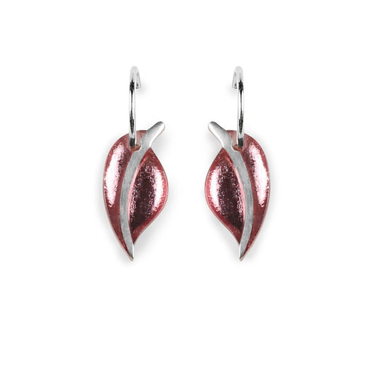 Cherry Leaf Creole Earrings | The Jewellery Stop