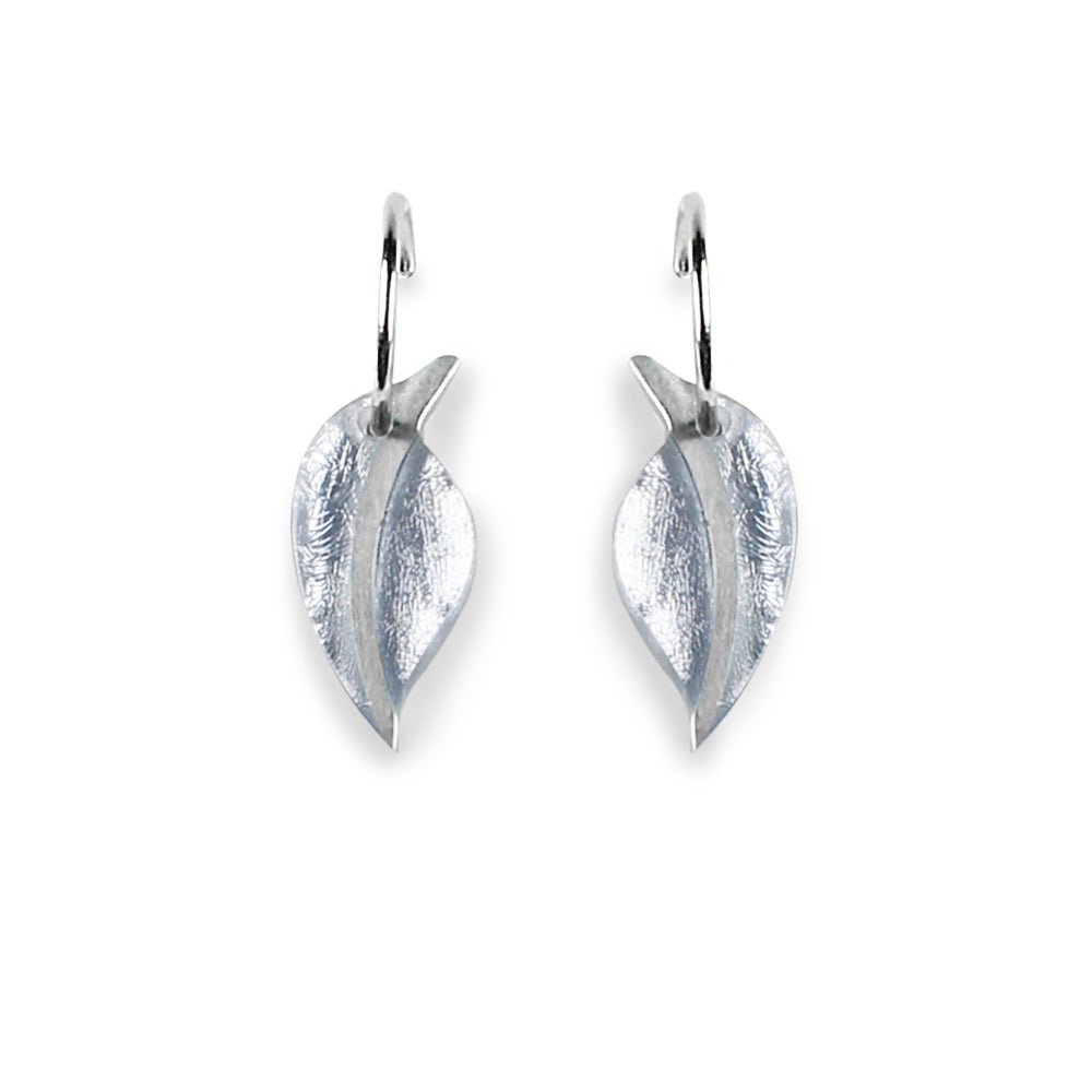 Glacier Leaf Creole Earrings | The Jewellery Stop