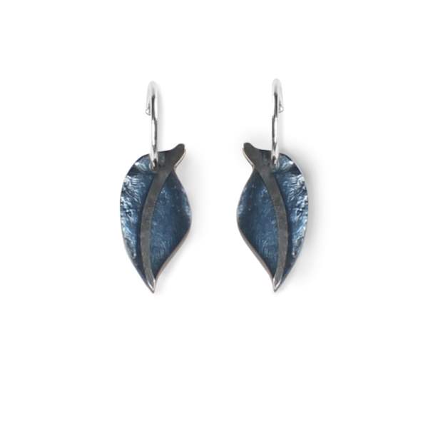 Ice Leaf Creole Earrings | The Jewellery Stop
