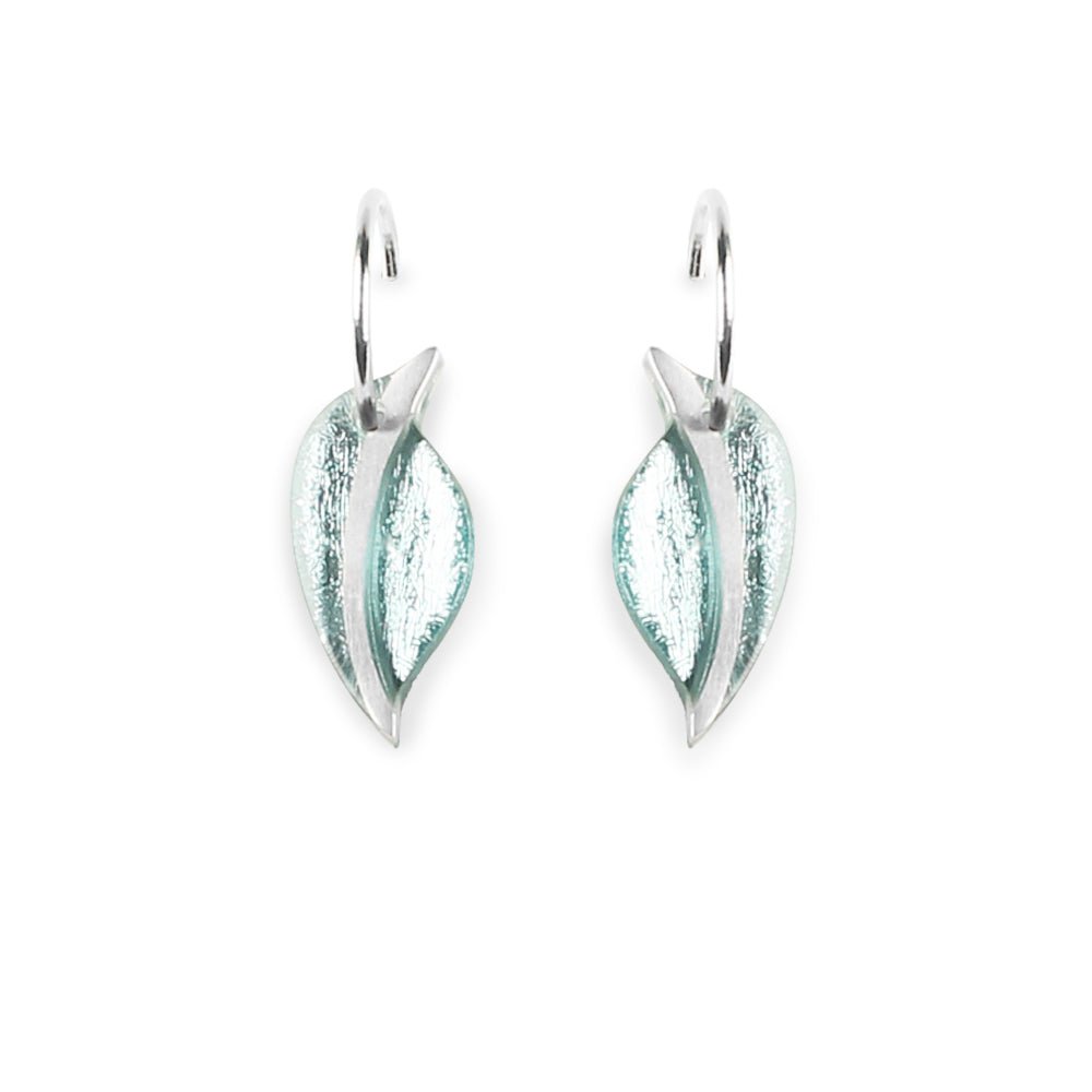 Pear Leaf Creole Earrings | The Jewellery Stop
