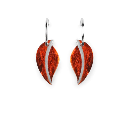 Spice Leaf Creole Earrings | The Jewellery Stop