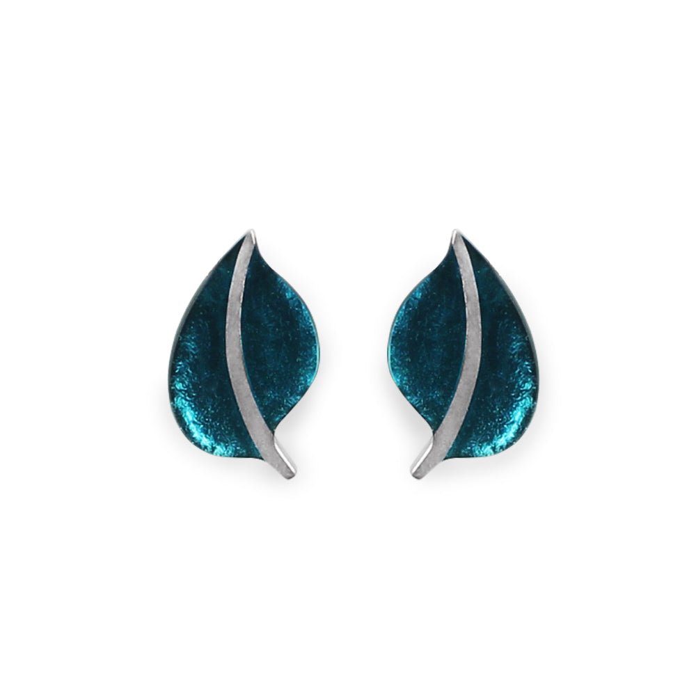 Jade Leaf Clip Earrings | The Jewellery Stop