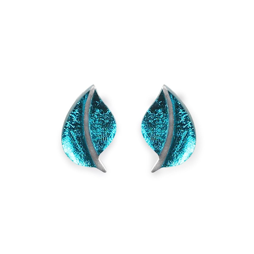 Peacock Leaf Clip Earrings | The Jewellery Stop