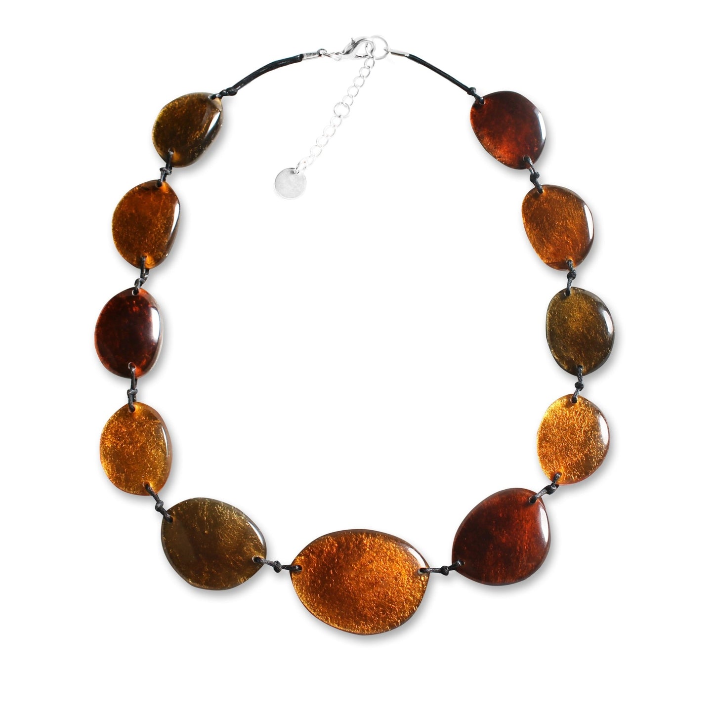 Mustard Pebble Necklace | The Jewellery Stop