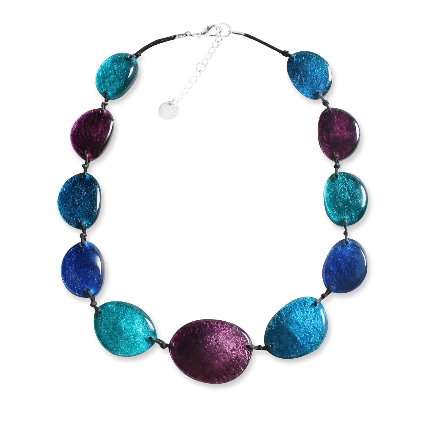 Peacock Pebble Necklace | The Jewellery Stop