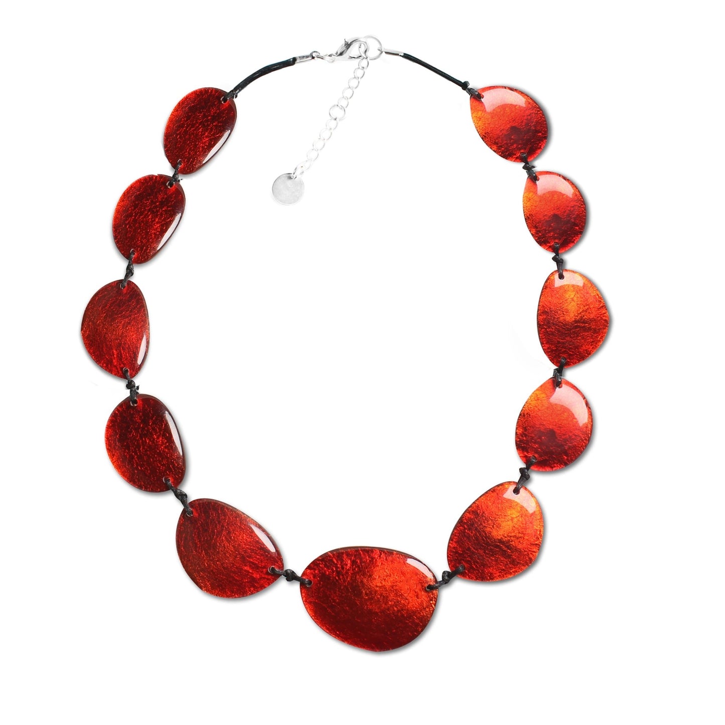 Red Pebble Necklace | The Jewellery Stop