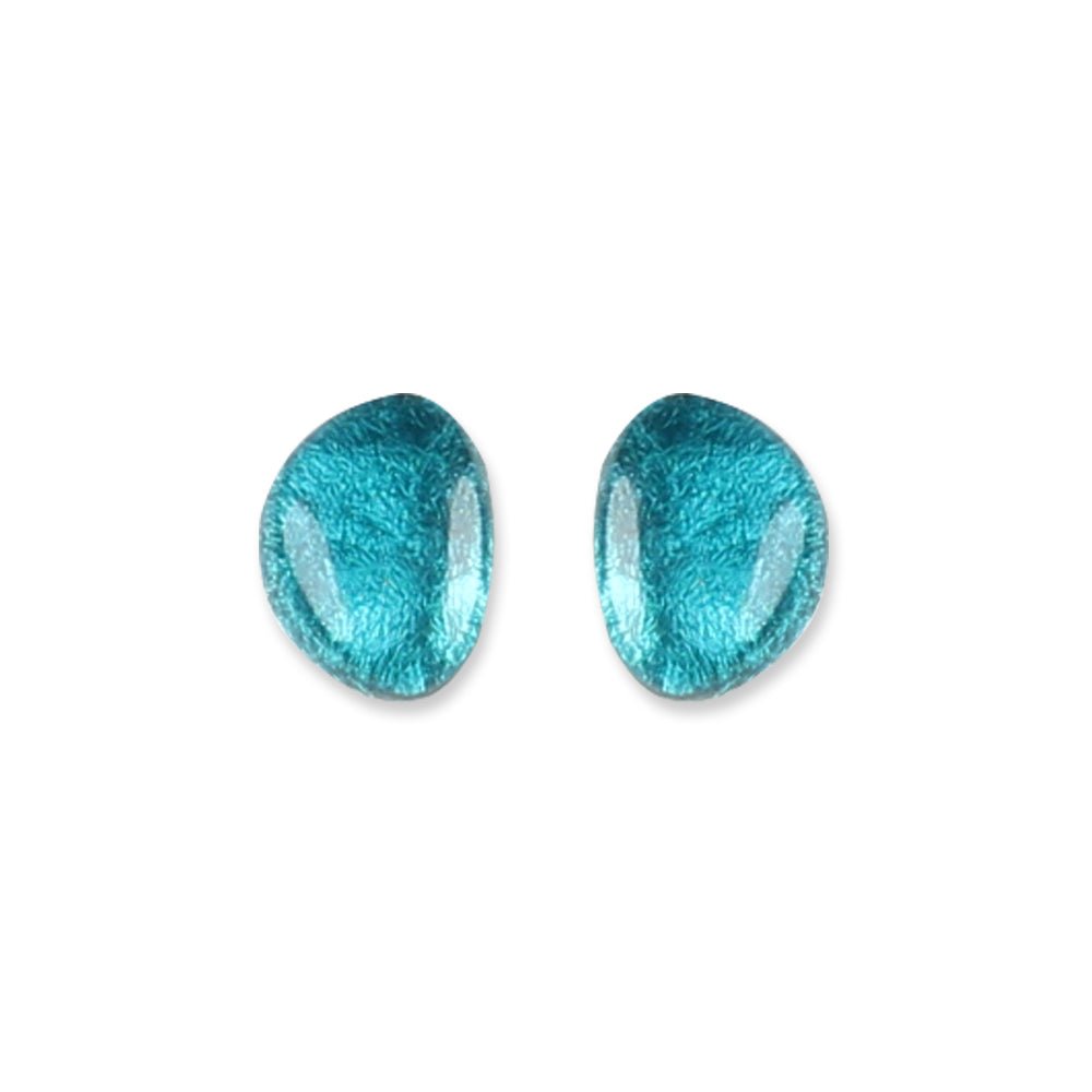 Jade Pebble Stud Earrings | The Jewellery Stop