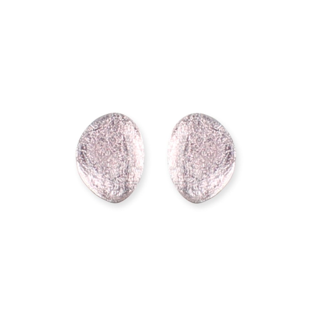 Rose Pebble Stud Earrings | The Jewellery Stop