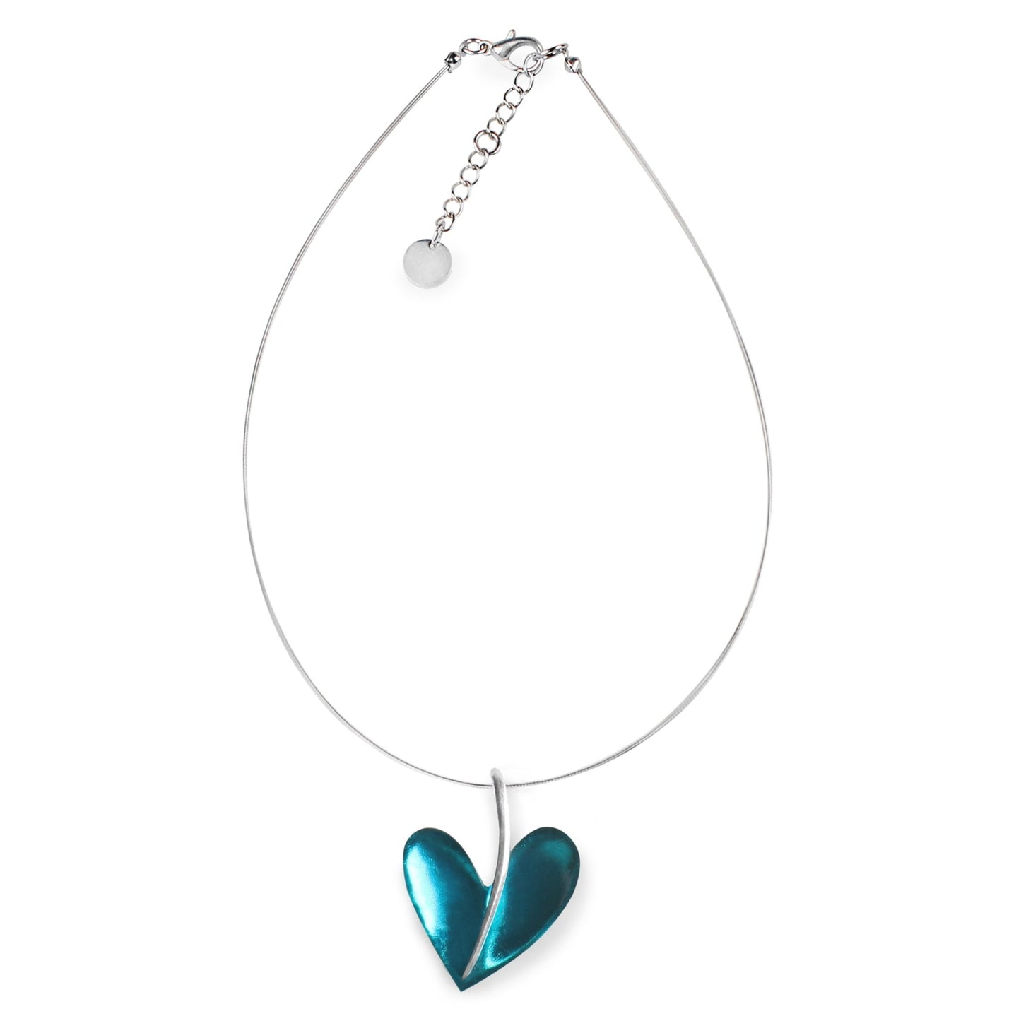 Caribbean Lollipop Heart Double Sided Pendant | The Jewellery Stop