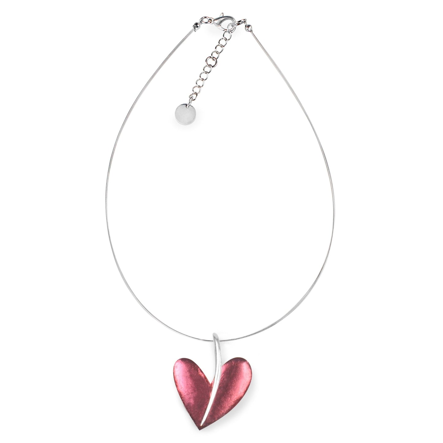 Carnival Lollipop Heart Double Sided Pendant | The Jewellery Stop