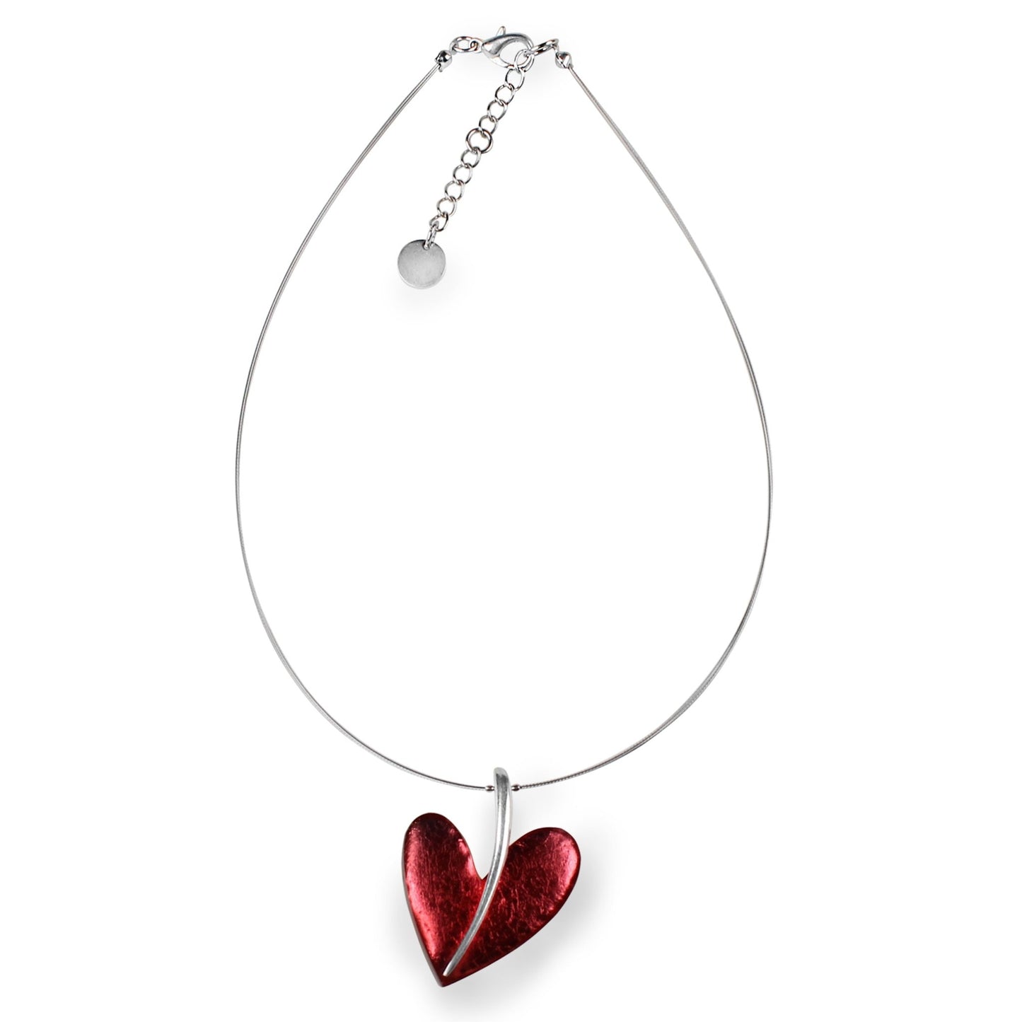 Fiesta Lollipop Heart Double Sided Pendant | The Jewellery Stop