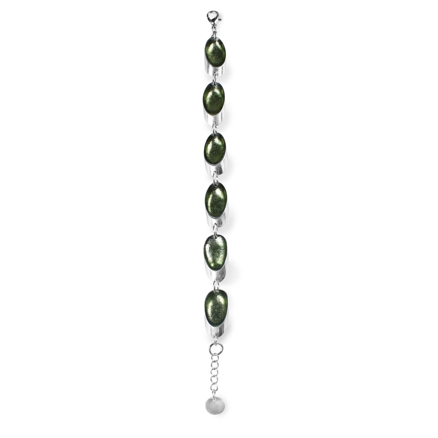 Moss Oval Slice Bracelet | The Jewellery Stop