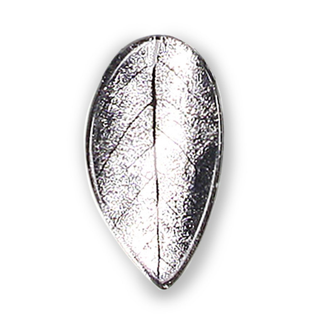 Silver Curved Leaf Brooch | The Jewellery Stop