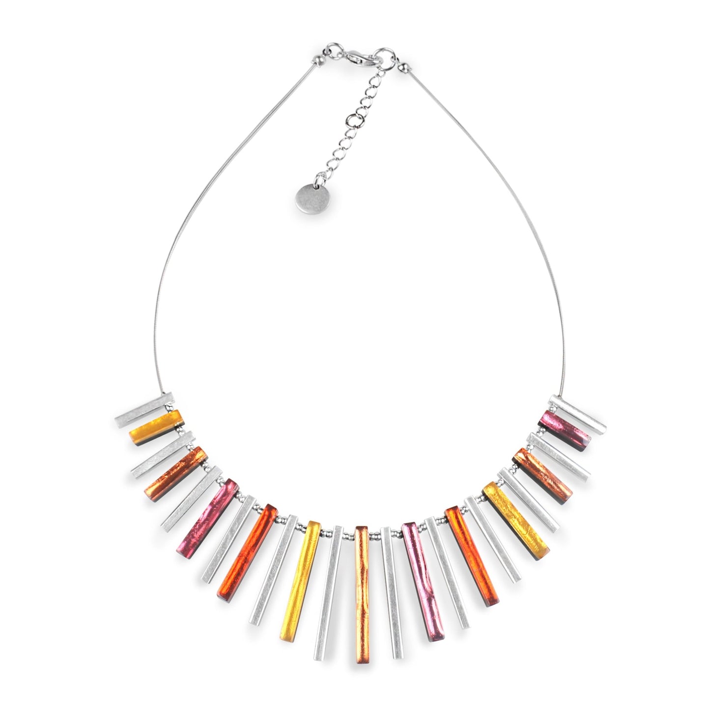 Carnival Square Sticks Necklace | The Jewellery Stop
