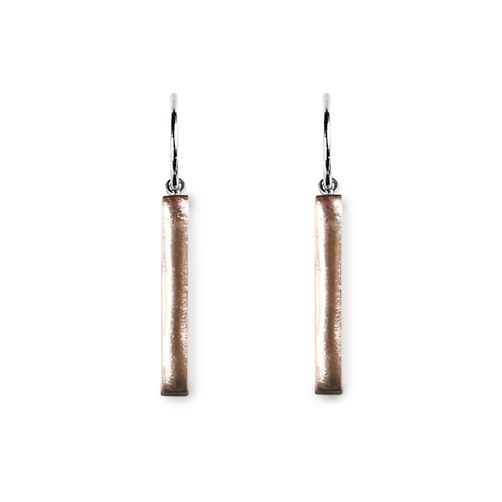 Cherry Square Sticks Creole Earrings | The Jewellery Stop