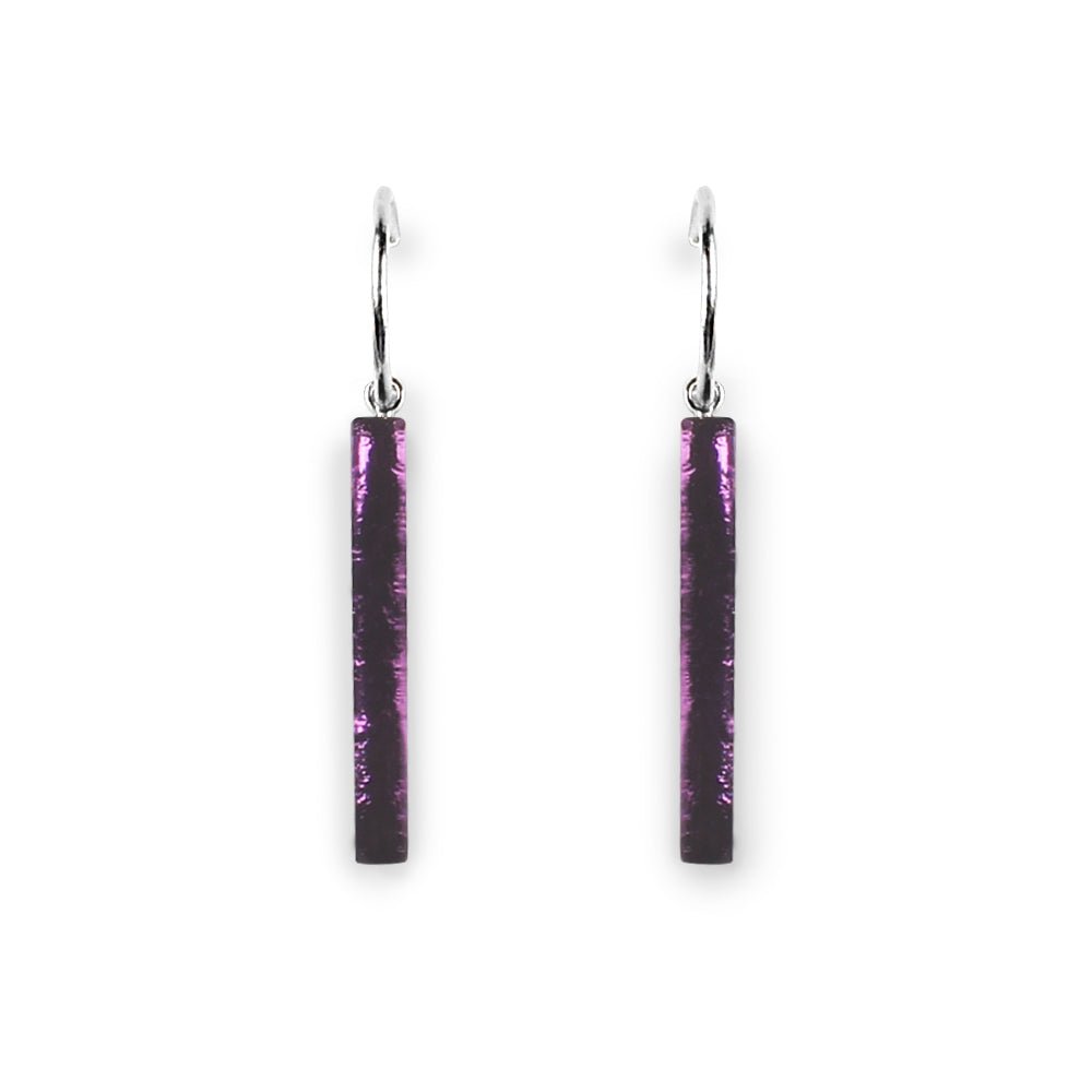 Kingfisher Square Sticks Creole Earrings | The Jewellery Stop