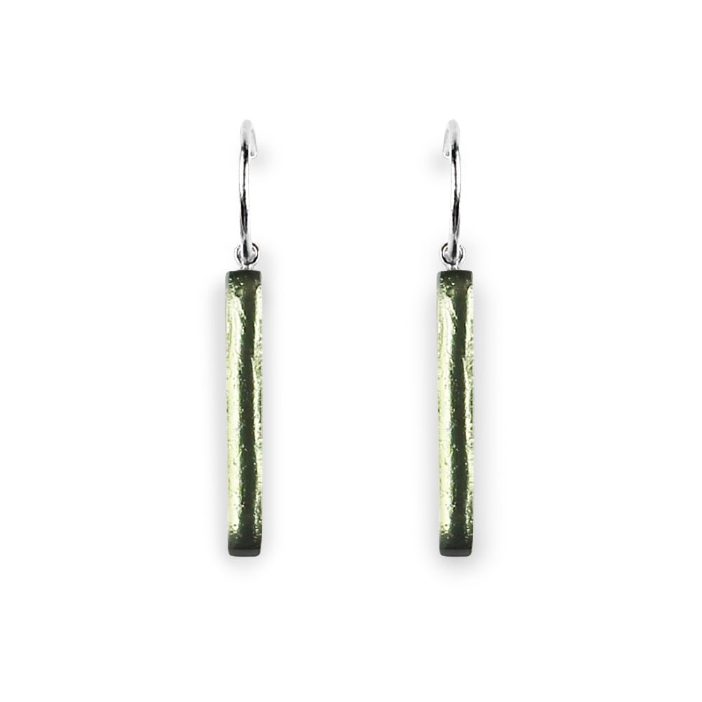 Pear Square Sticks Creole Earrings | The Jewellery Stop
