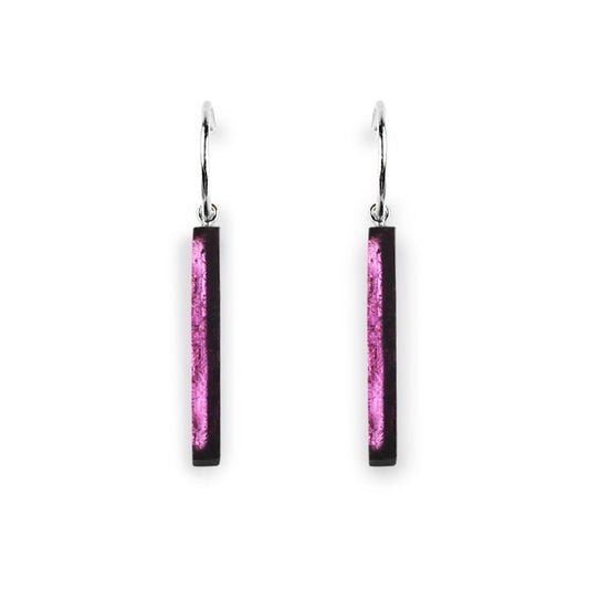 Rainbow Square Sticks Creole Earrings | The Jewellery Stop