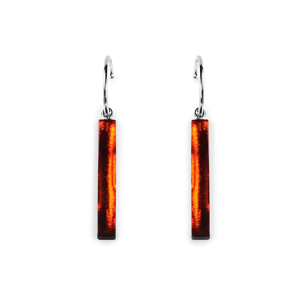 Spice Square Sticks Creole Earrings | The Jewellery Stop