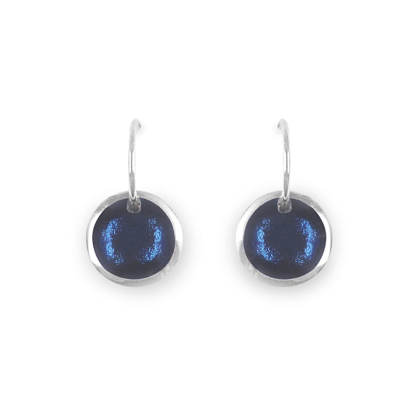 Atlantic Aluminium Pebble Creole Earrings | The Jewellery Stop