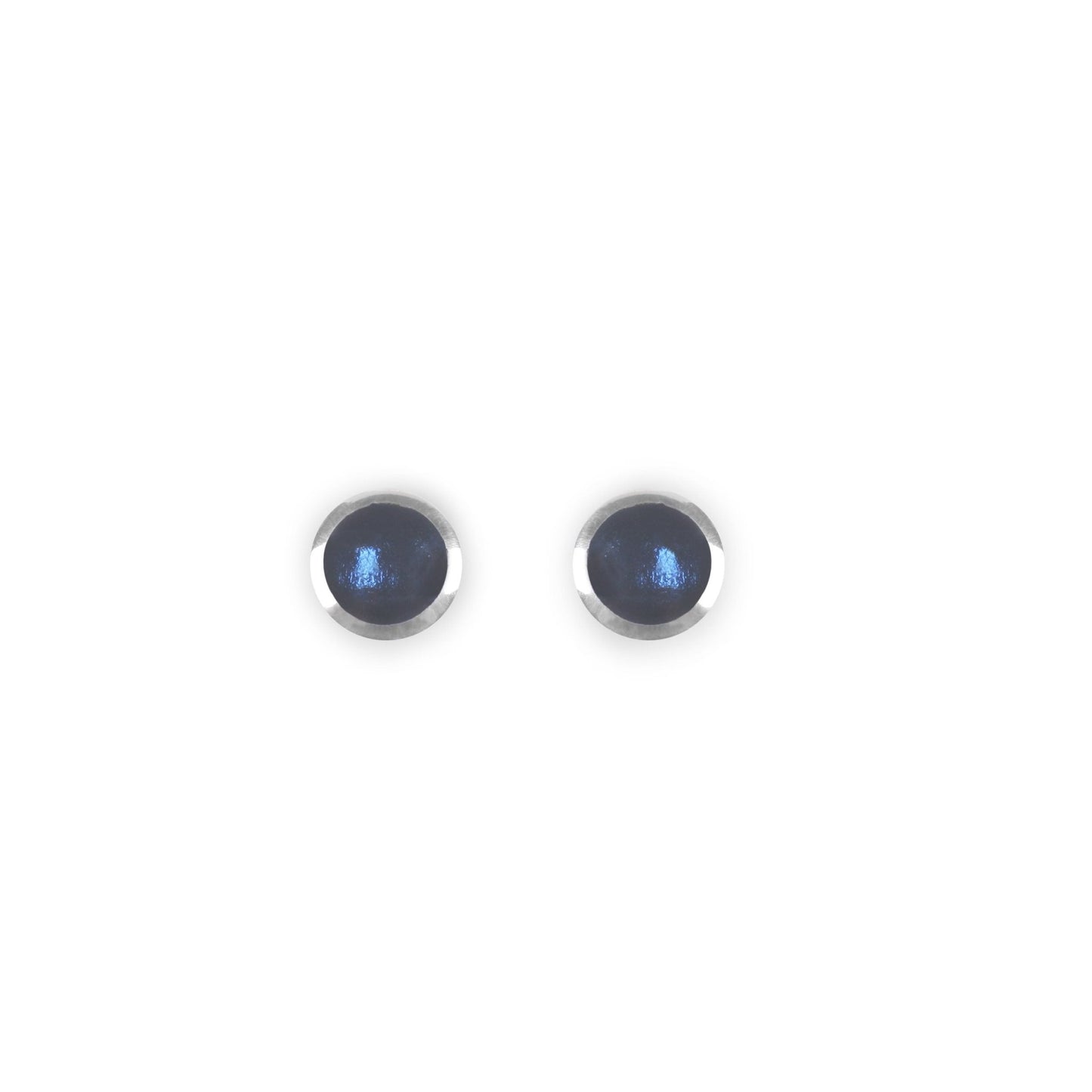 Atlantic Aluminium Pebble Stud Earrings | The Jewellery Stop