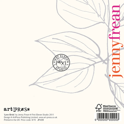 Love Birds Jenny Frean Greeting Card | The Jewellery Stop